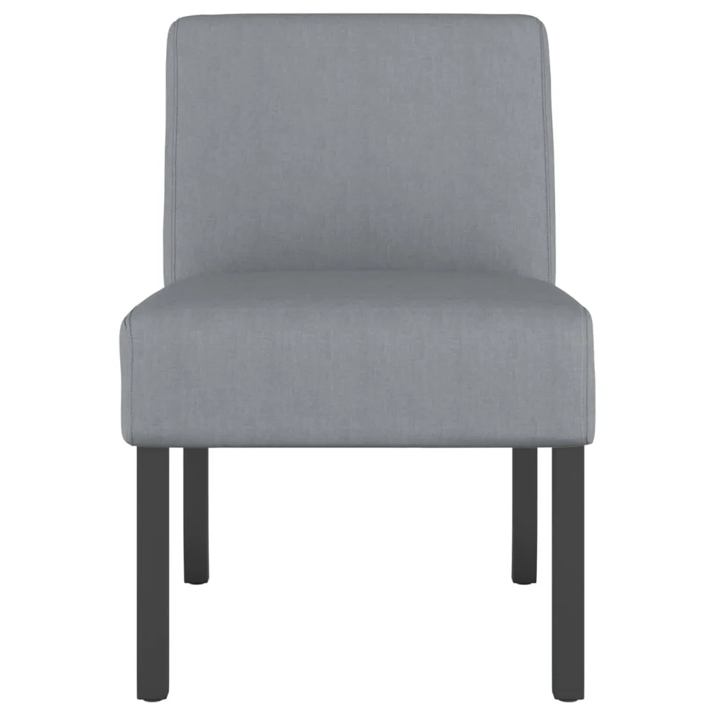 Chair Accent Sofa Slipper Chair with Wood Legs for Living Room Fabric