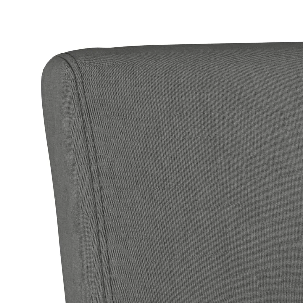Chair Accent Sofa Slipper Chair with Wood Legs for Living Room Fabric