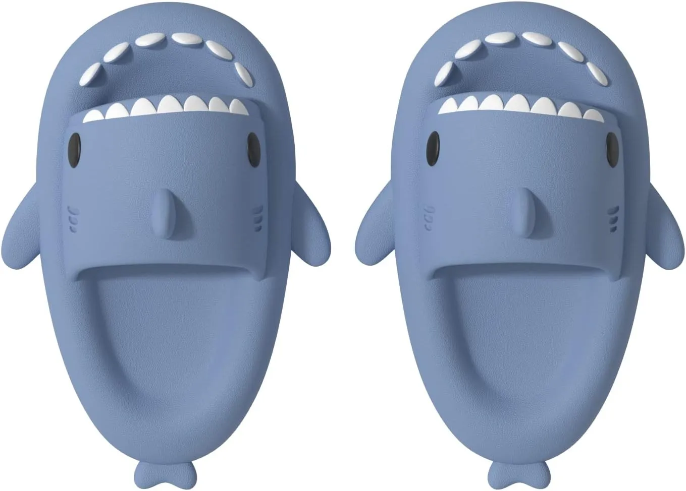 ChayChax Boys Girl Cloud Shark Slides Non-Slip Novelty Open Toe Sandals Extremely Comfy Cushioned Thick Sole Cute Cartoon Shower Slippers Indoor & Outdoor