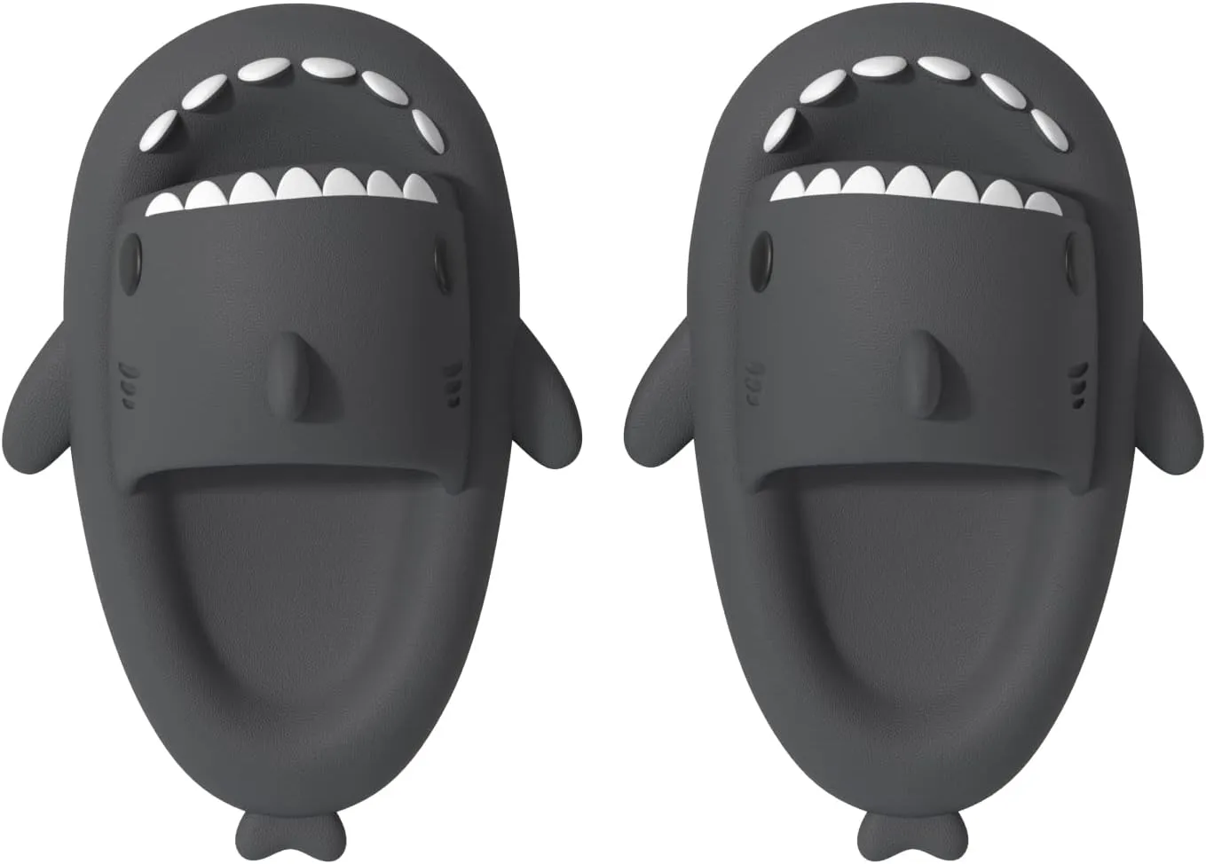 ChayChax Boys Girl Cloud Shark Slides Non-Slip Novelty Open Toe Sandals Extremely Comfy Cushioned Thick Sole Cute Cartoon Shower Slippers Indoor & Outdoor