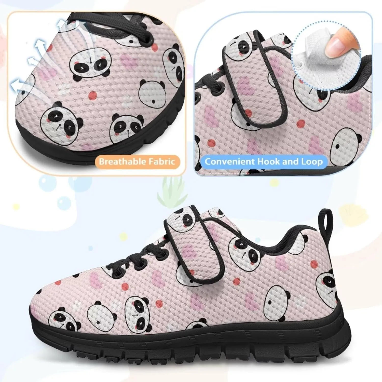 Child Boys Girls Travel Shoes Single Buckle Low-Top Sneakers Lightweight Lace-Up Running Shoe for Travel US 11-15 Black Sole