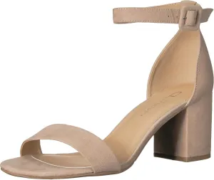 CL by Chinese Laundry Women's Jody Heeled Sandal, Nude Suede, 8 M US