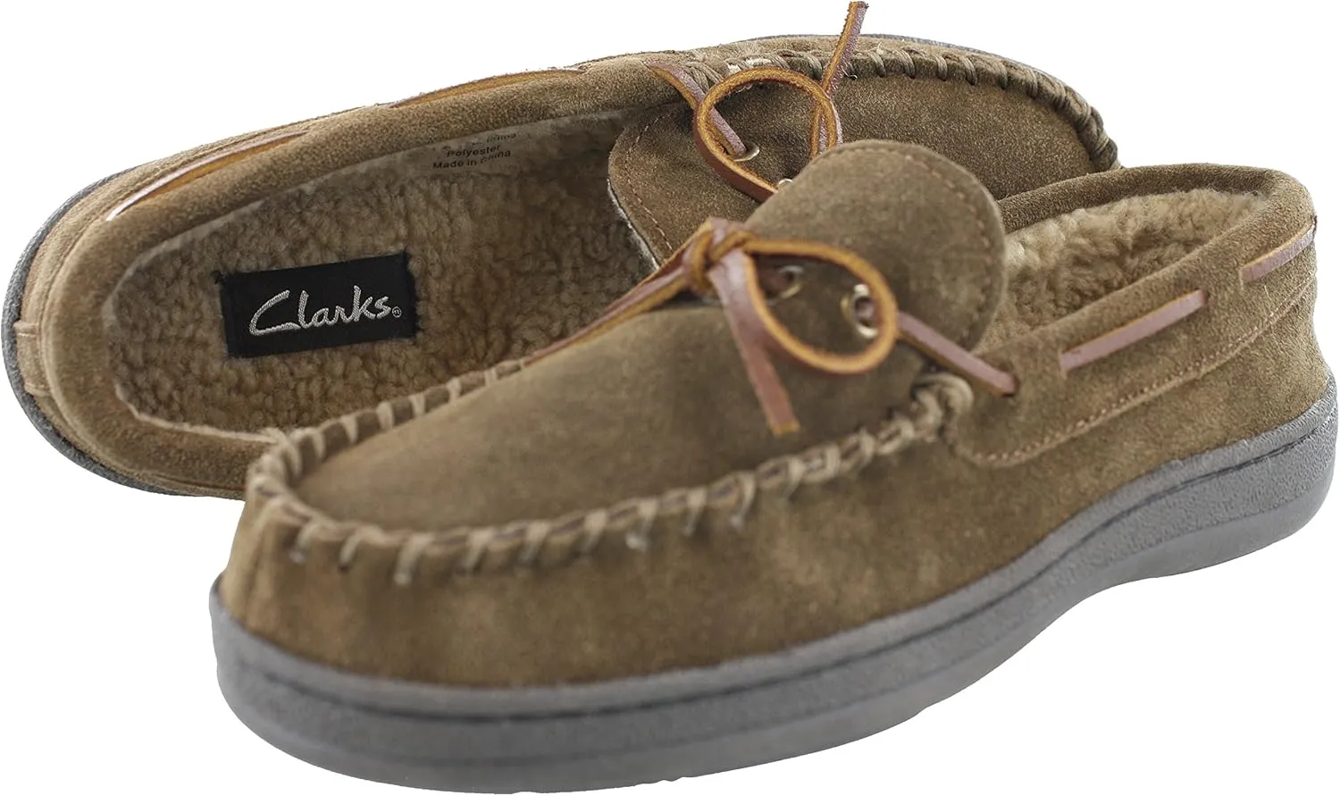 CLARKS Men's Moccasin Slipper