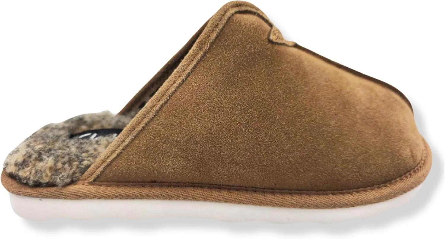 Clarks Men's, Plush Fur Scuff Slipper