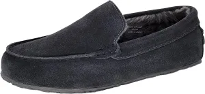 Clarks Mens Suede Moccasin Slippers Warm Cozy Indoor Outdoor Plush Faux Fur Lined Slipper For Men