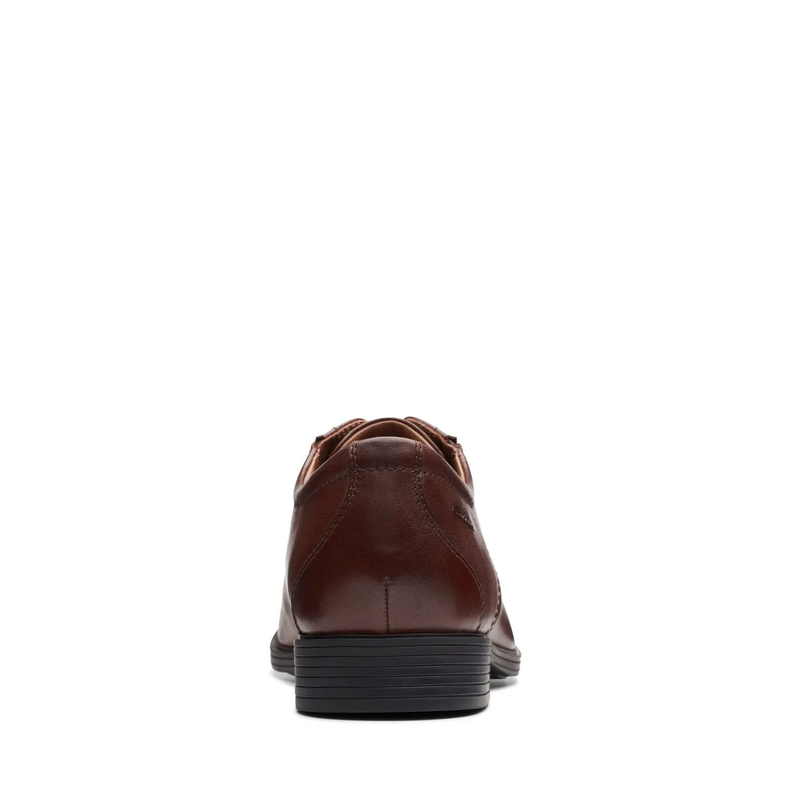 Clarks Men's Whiddon Cap Mahogany Leather 26174471