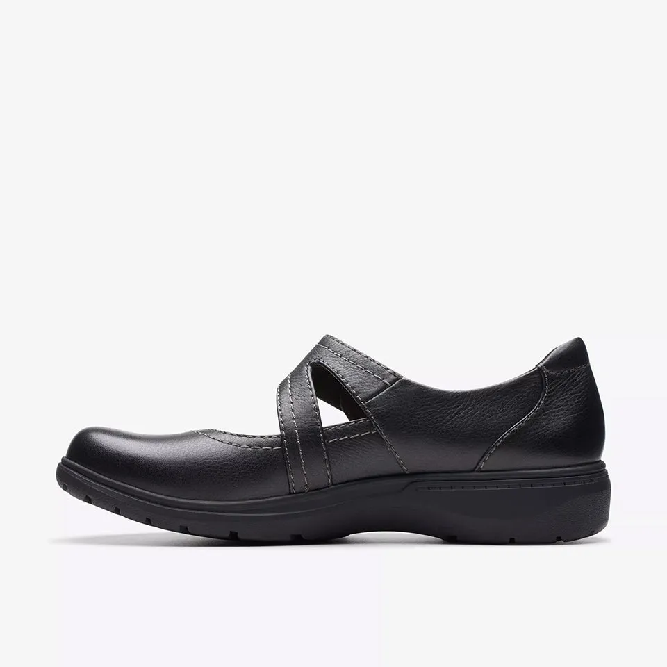 Clarks Women's Carleigh Jane Black Leather 26175042