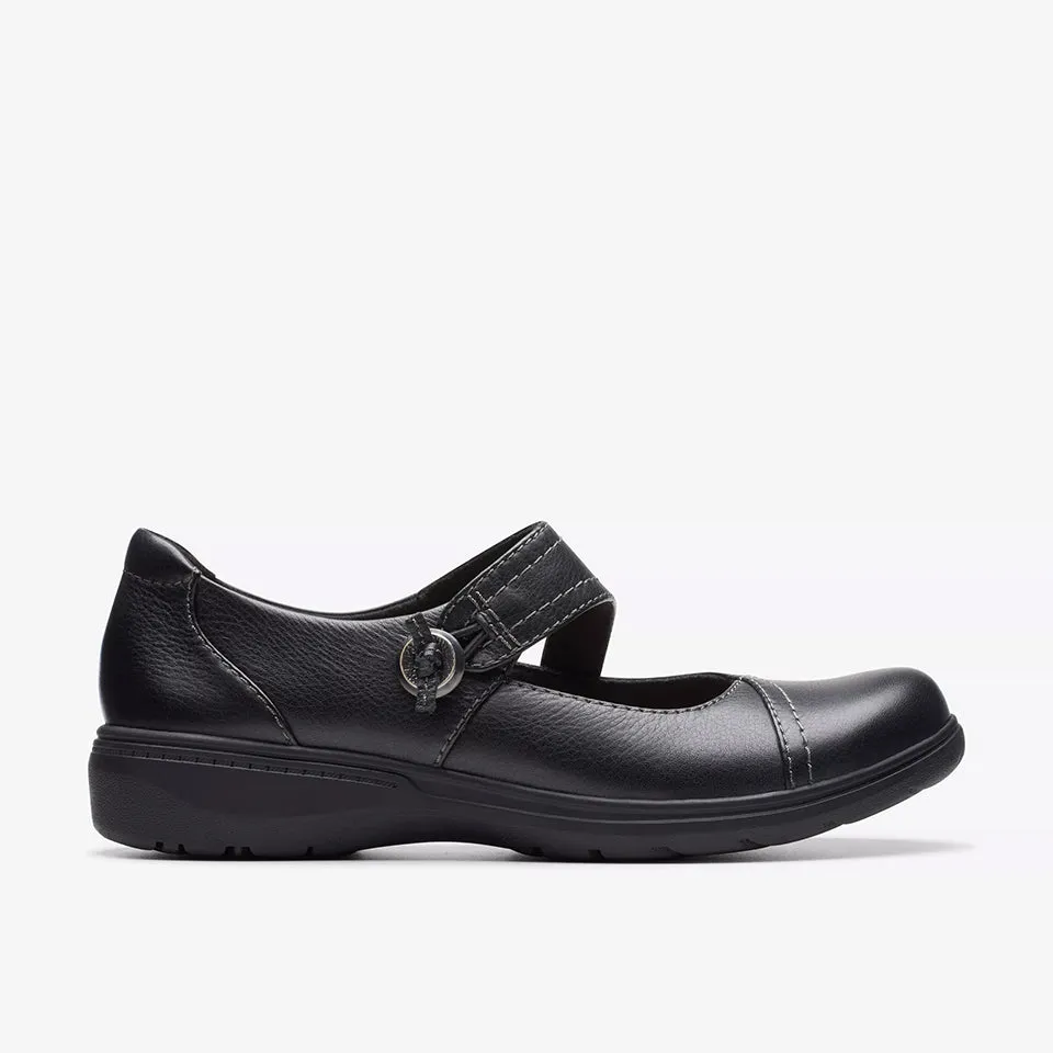Clarks Women's Carleigh Jane Black Leather 26175042