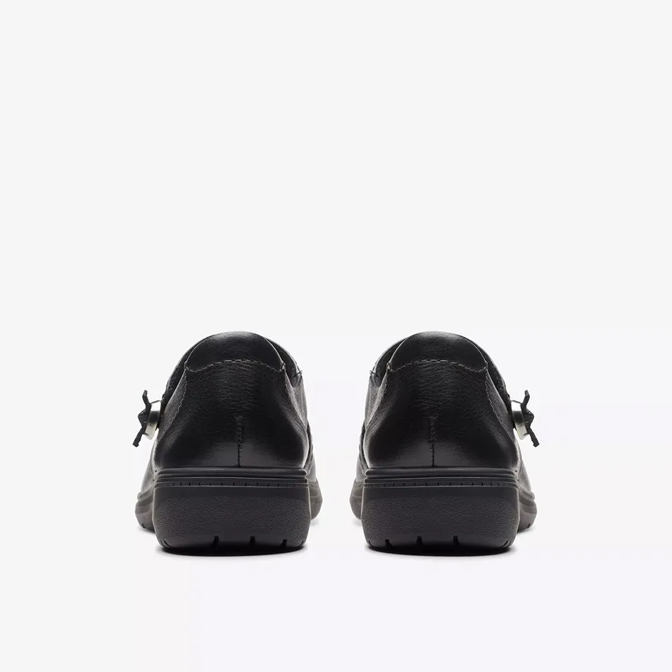 Clarks Women's Carleigh Jane Black Leather 26175042