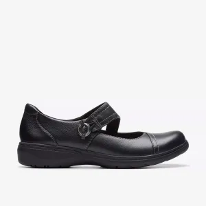 Clarks Women's Carleigh Jane Black Leather 26175042