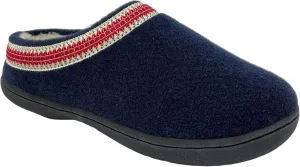 Clarks Womens Wool Felt Clog Slippers JMH1319T - Warm Cozy Plush Faux Fur Lined - Indoor Outdoor House Slipper for Women