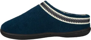 Clarks Womens Wool Felt Clog Slippers Warm Cozy Indoor Outdoor Faux Plush Soft Fur Lined Slipper for Women (Turquoise, 11 M US)