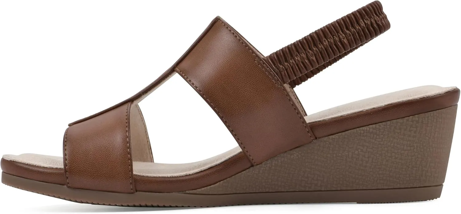 CLIFFS BY WHITE MOUNTAIN Women's Candea Wedge Sandal