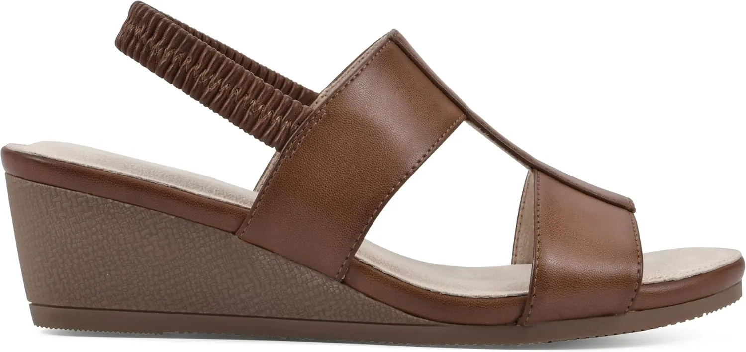 CLIFFS BY WHITE MOUNTAIN Women's Candea Wedge Sandal