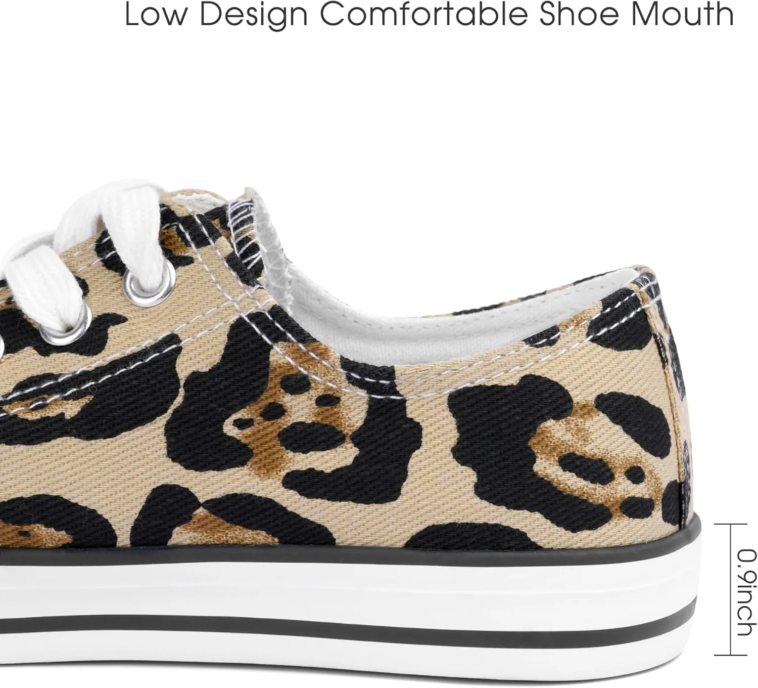 Colgo Women's Canvas Shoes, Lace-Up Low-Top Comfortable Breathable Sneakers for Women, Non-Slip Fashion Flats