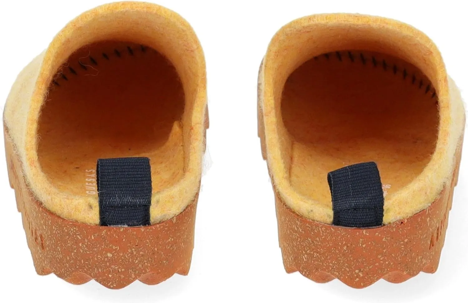 Come L Women's Chunky Rubber Cork Sole Slip On Slippers