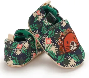 COSANKIM Infant Baby Boys Girls Slipper Soft Sole Non Skid Sneaker Moccasins Toddler First Walker Cirb House Shoes