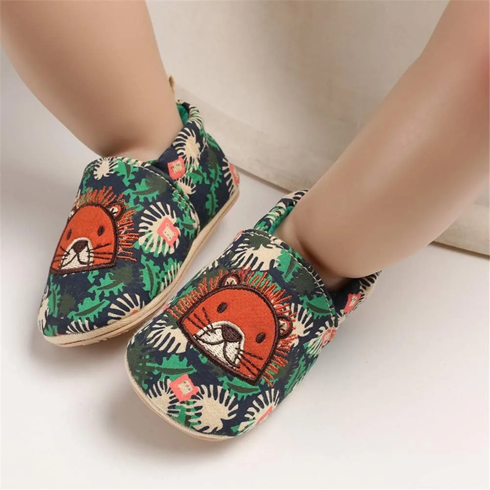 COSANKIM Infant Baby Boys Girls Slipper Soft Sole Non Skid Sneaker Moccasins Toddler First Walker Cirb House Shoes