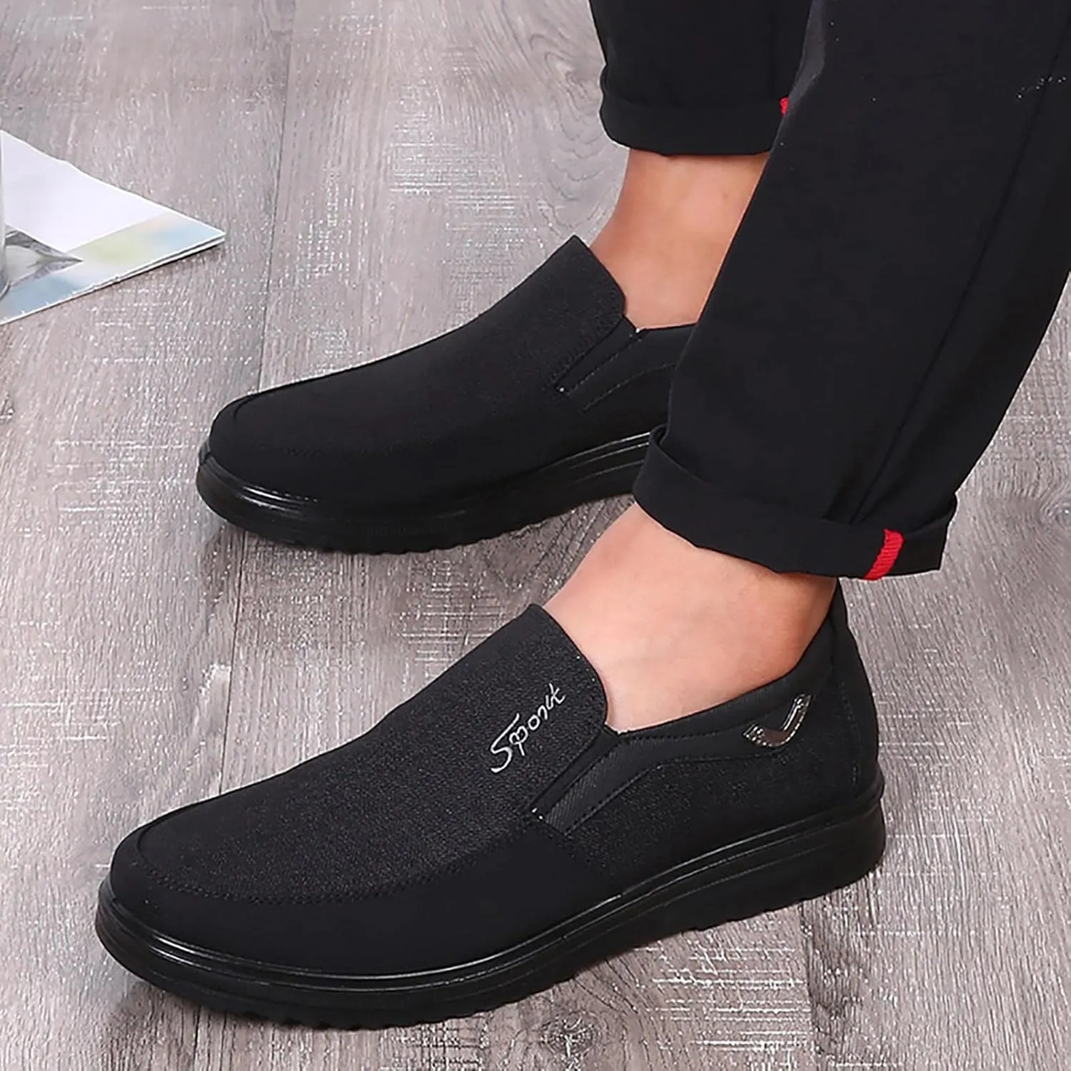 COSIDRAM Mens Loafer Casual Shoes Comfort Lightweight Driving Travel Walking Shoes for Adult Male