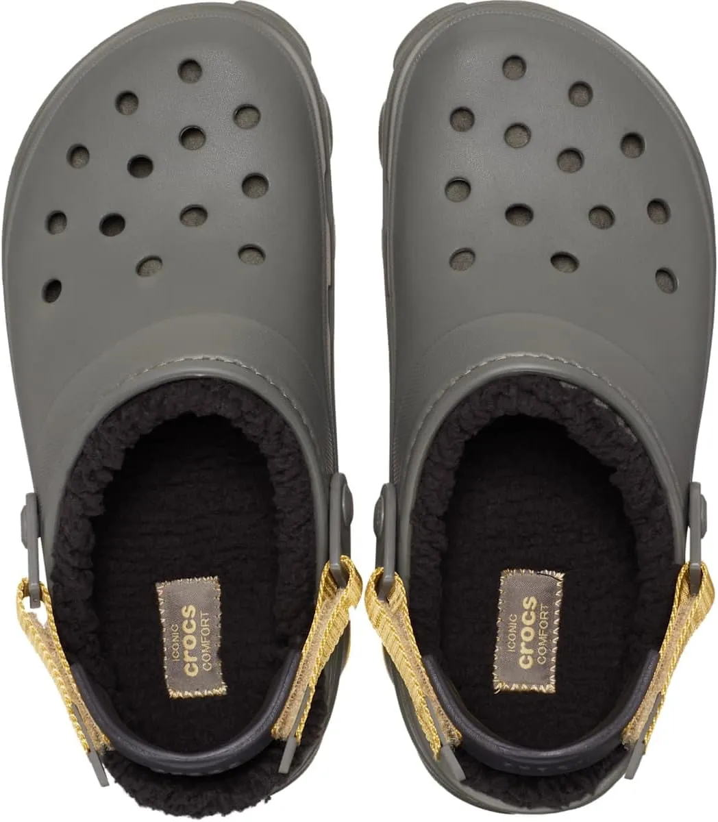 Crocs Unisex-Adult All Terrain Lined Clogs with Adjustable Heel Strap