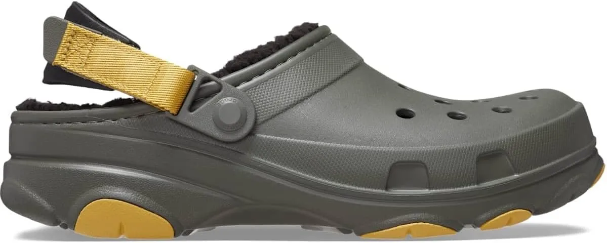 Crocs Unisex-Adult All Terrain Lined Clogs with Adjustable Heel Strap