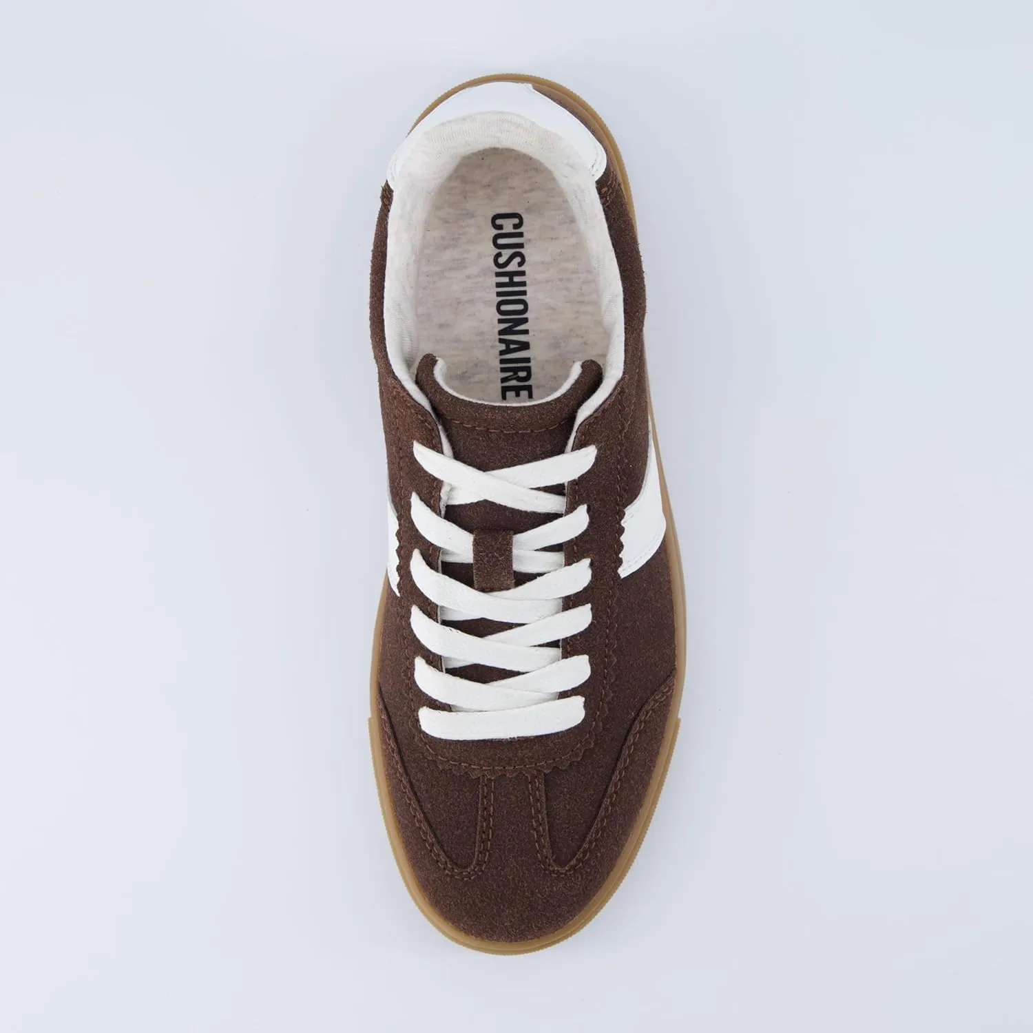 CUSHIONAIRE Women's Balance Lace Up Sneaker  Comfort Foam, Wide Widths Available