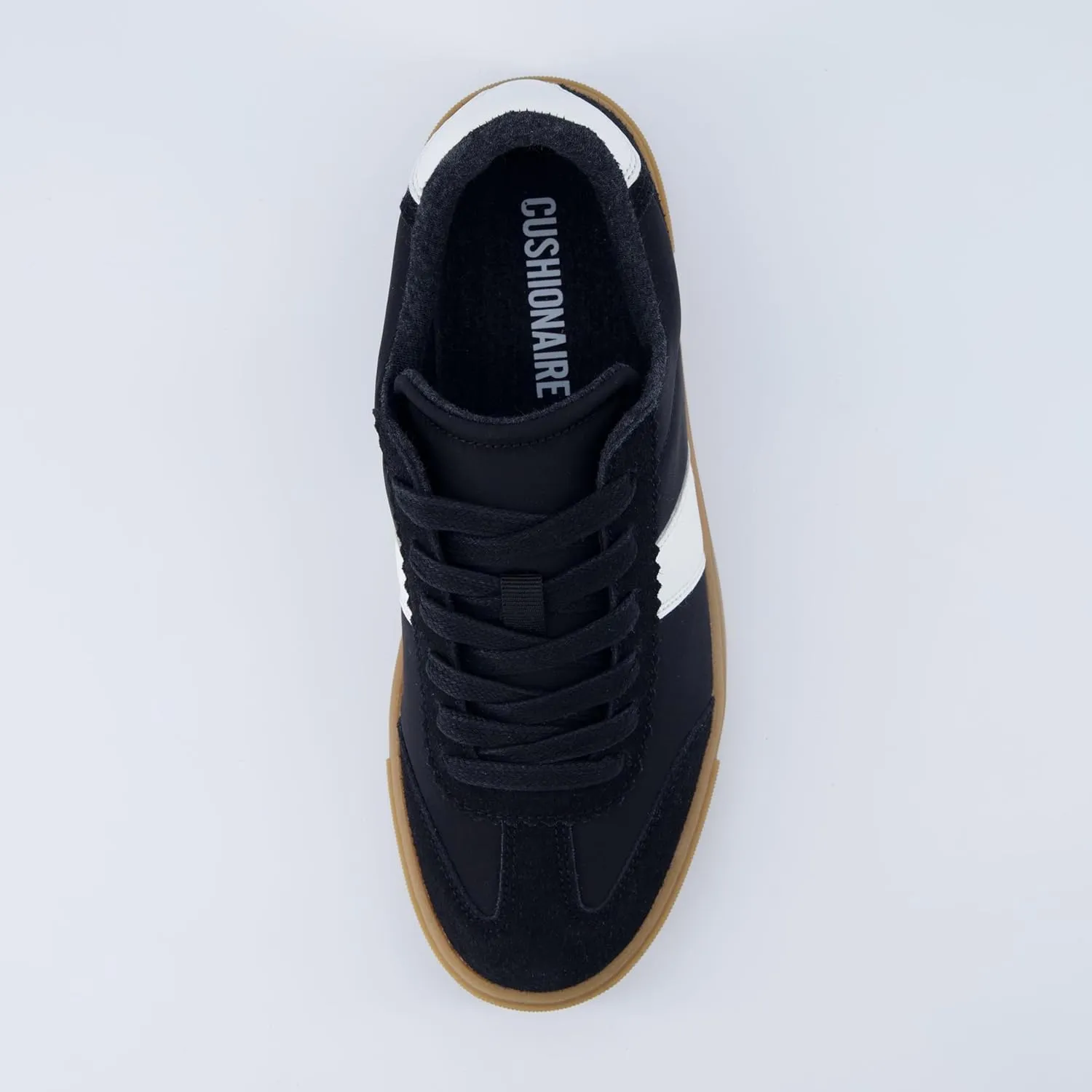 CUSHIONAIRE Women's Balance Lace Up Sneaker  Comfort Foam, Wide Widths Available
