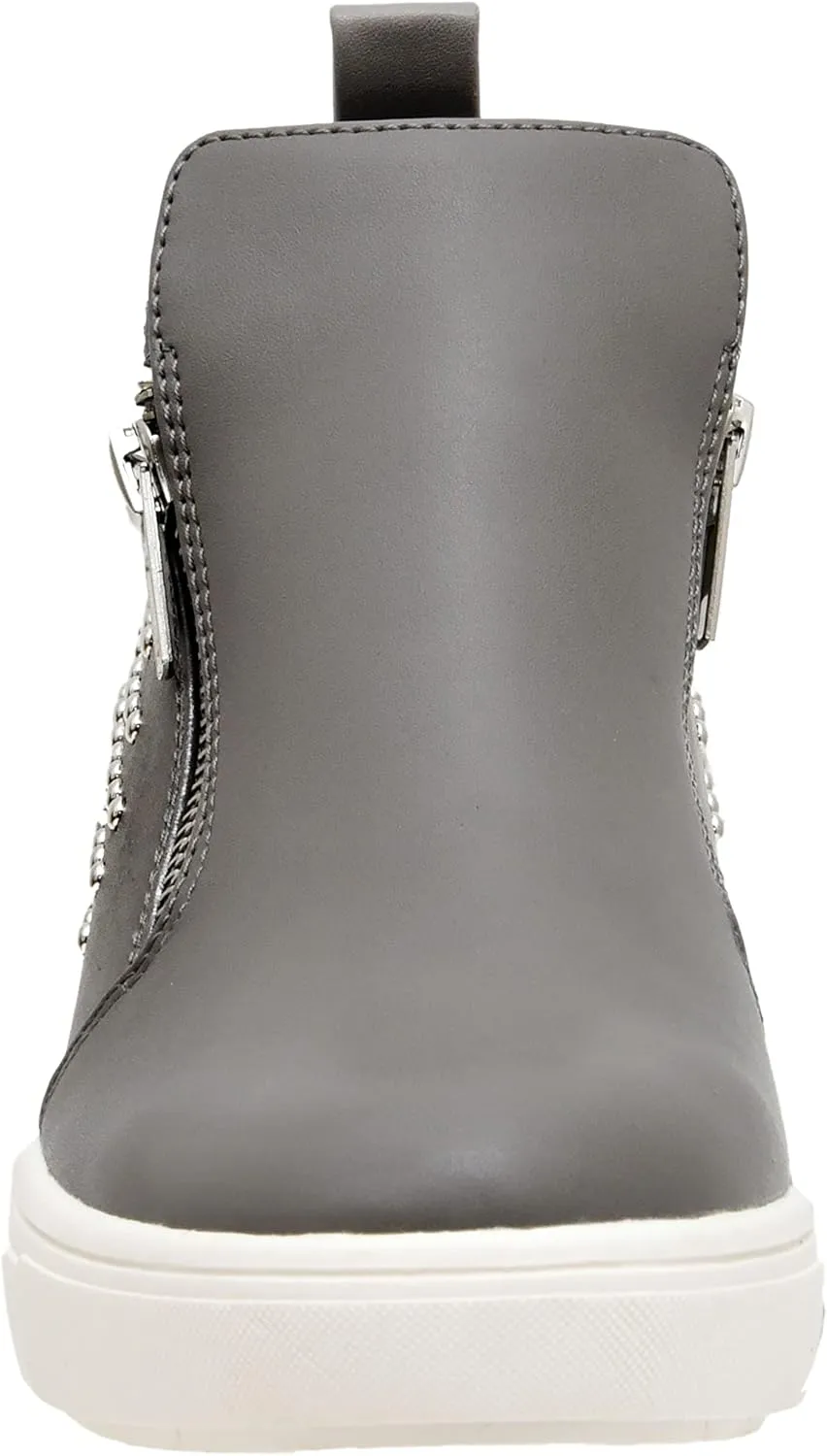 CUSHIONAIRE Women's Hollywood studded Hidden Wedge sneaker  Memory Foam
