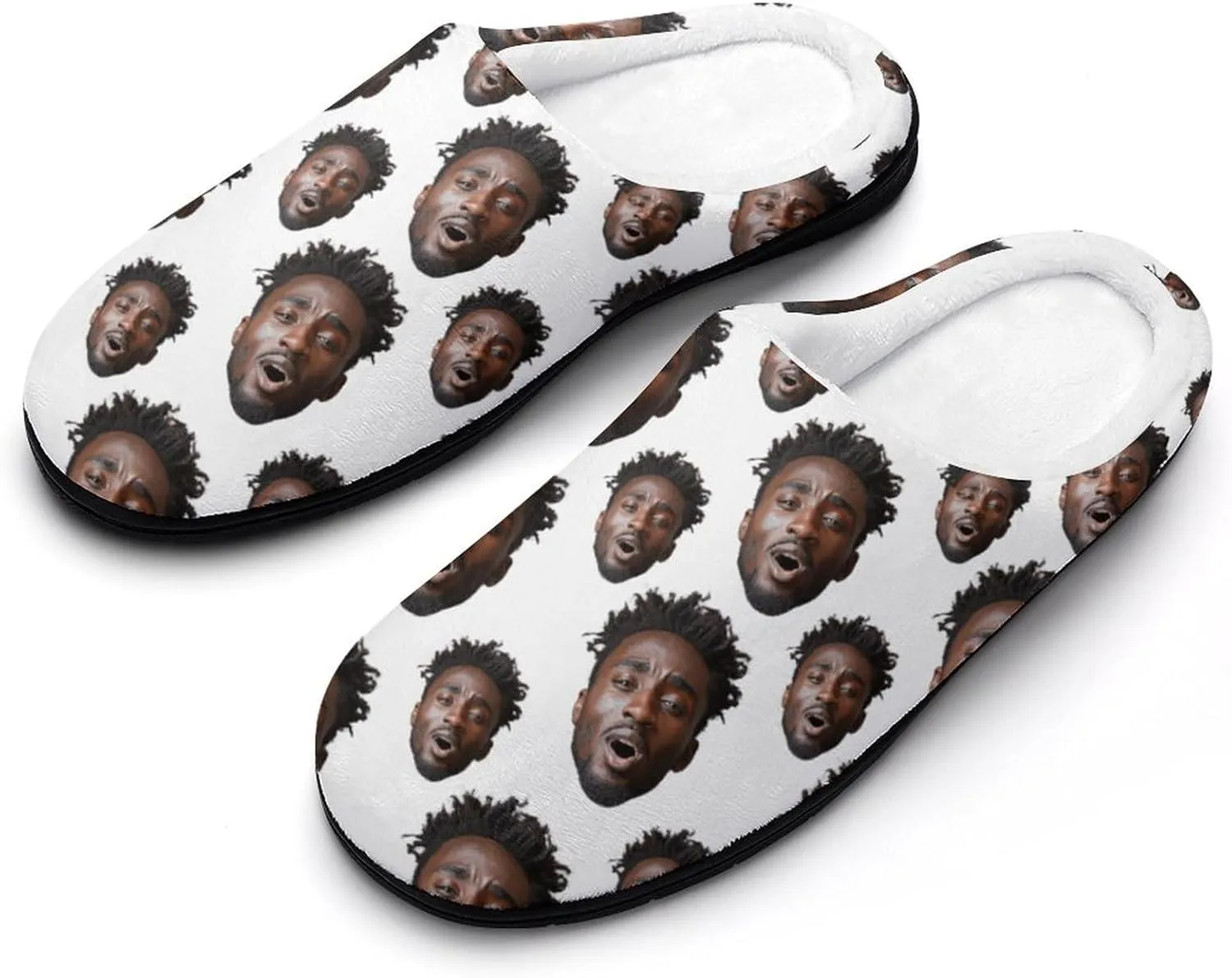 Custom Slippers - Funny Personalized Gifts for Men & Women with Picture & Text, Durable Non-Slip Rubber Sole, 5 Sizes
