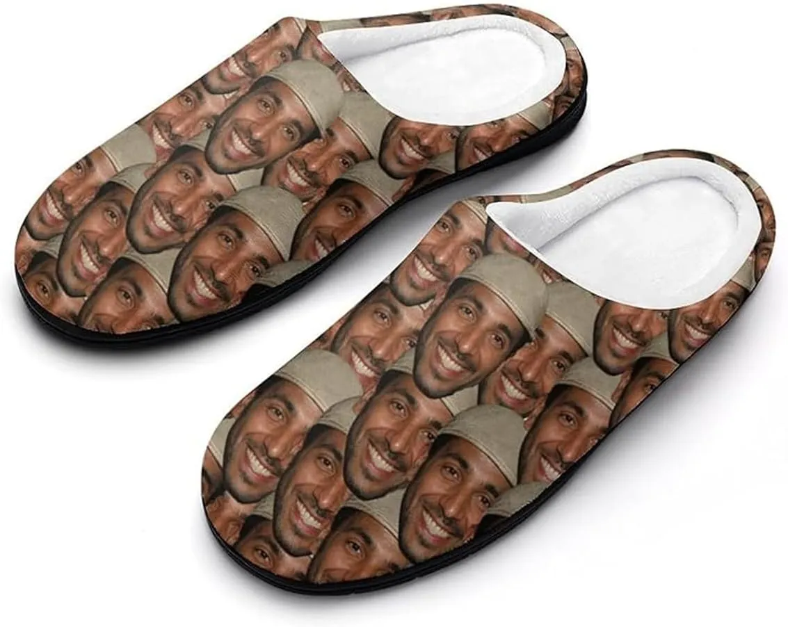 Custom Slippers - Funny Personalized Gifts for Men & Women with Picture & Text, Durable Non-Slip Rubber Sole, 5 Sizes