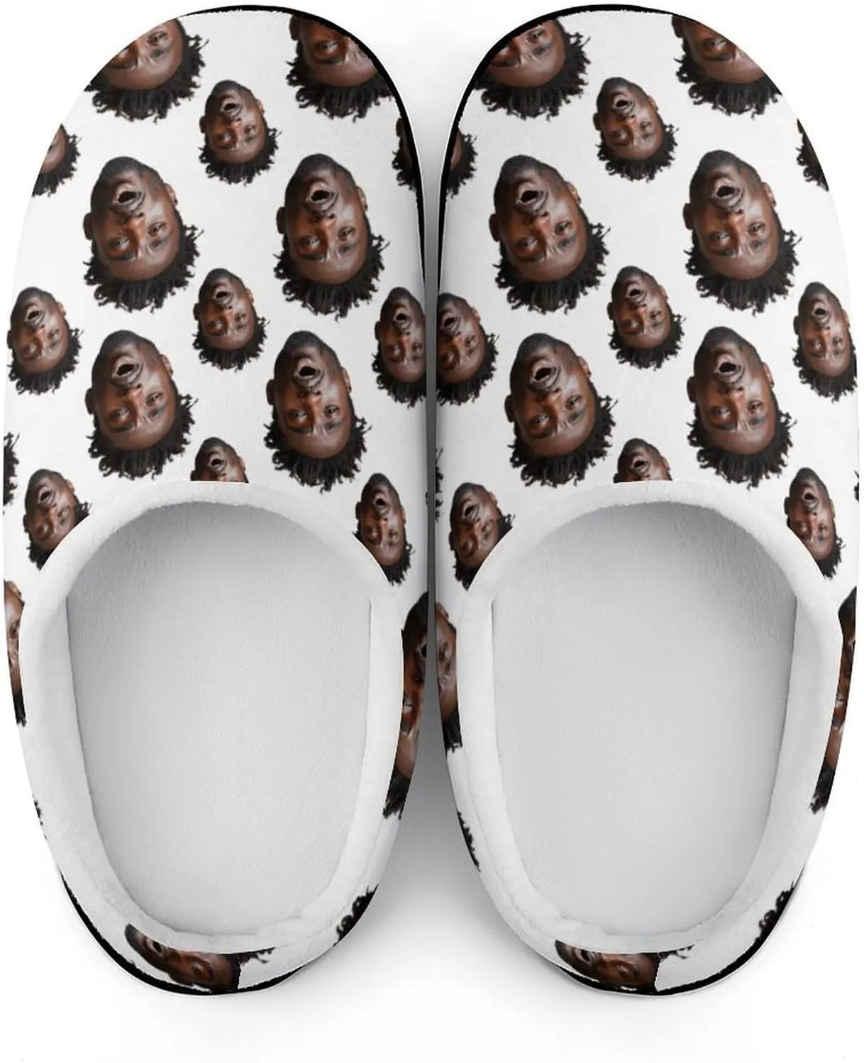 Custom Slippers - Funny Personalized Gifts for Men & Women with Picture & Text, Durable Non-Slip Rubber Sole, 5 Sizes