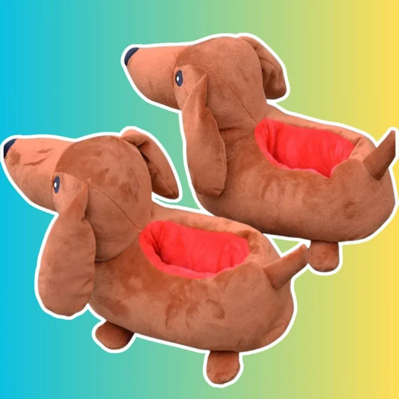 Cute Dachshund Slippers
