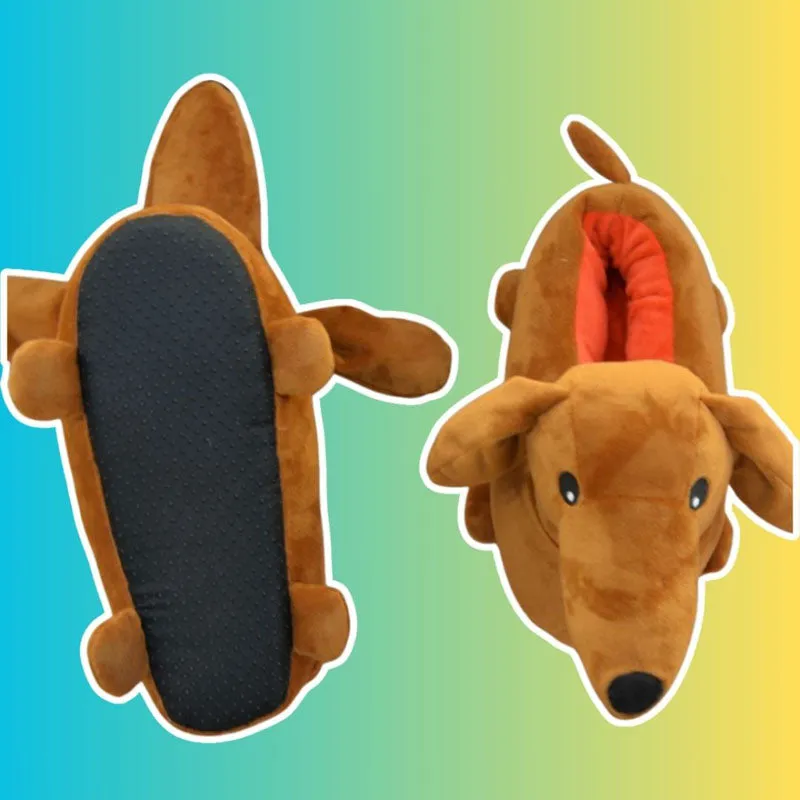 Cute Dachshund Slippers
