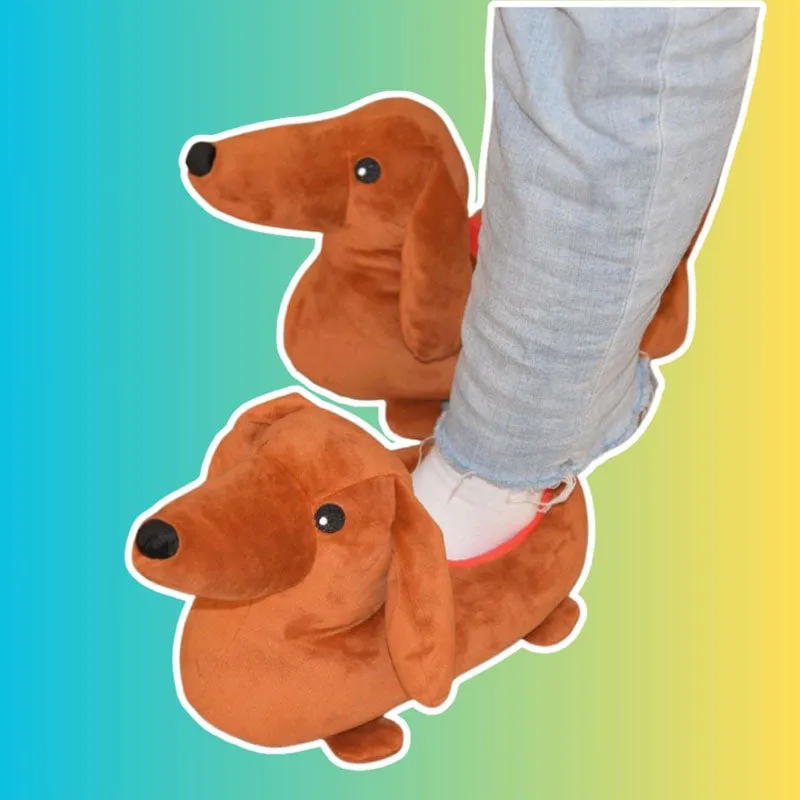Cute Dachshund Slippers