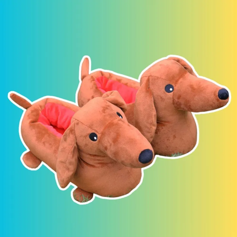 Cute Dachshund Slippers