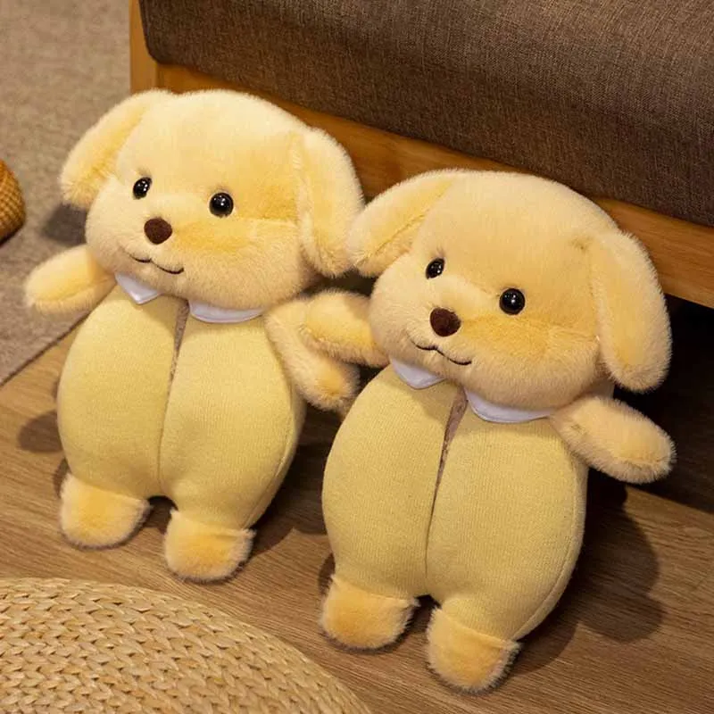 Cute Poodle Dog Plush Slippers