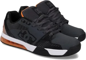 DC Men's Versatile Skate Shoe, Grey/Black/Orange, 9