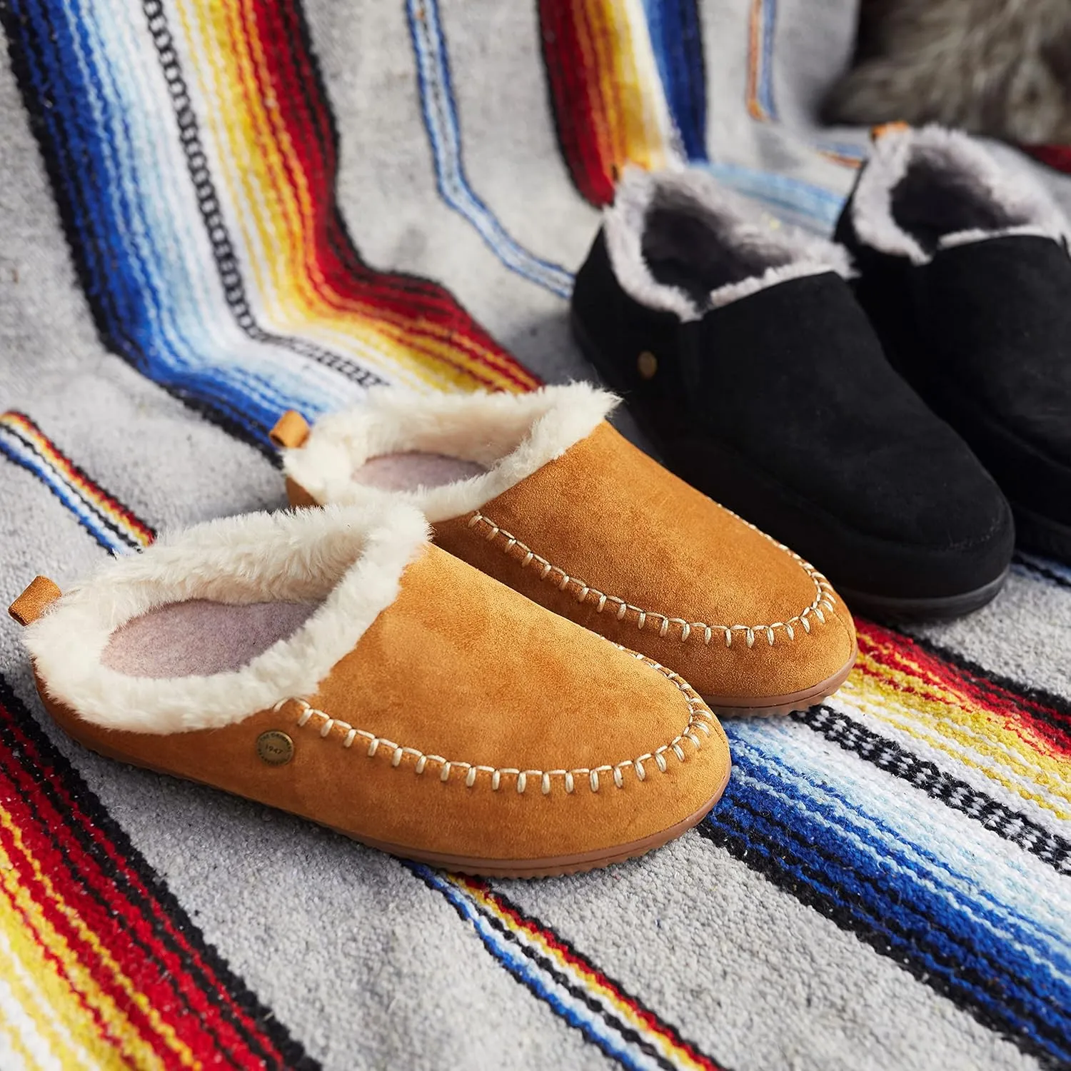 Dearfoams Men's Alpine Bern Clog Slipper