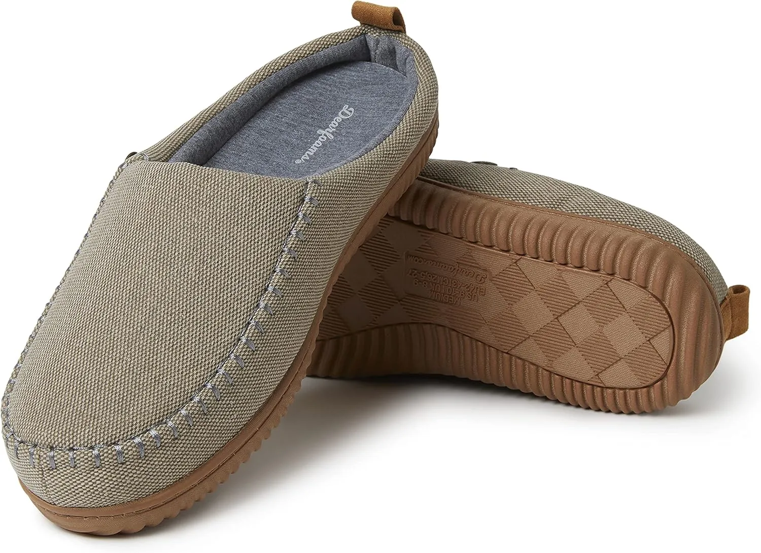 Dearfoams Men's Alpine Bern Clog Slipper