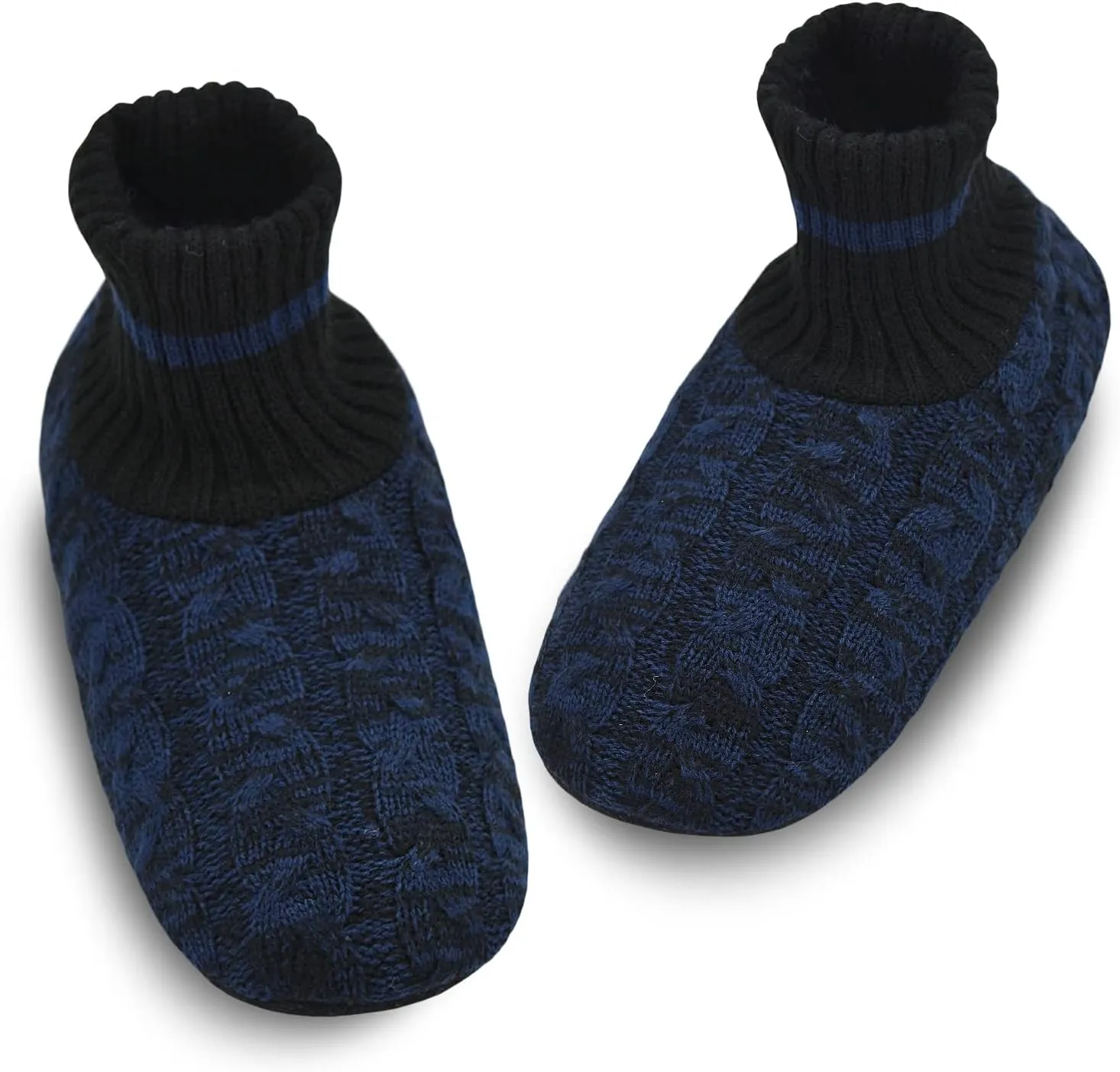 DICUIRD Men's Slippers Socks Autumn Winter Indoor Non-Skid House Slippers