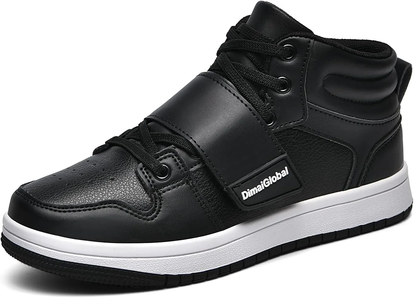 DimaiGlobal Kids Basketball Shoes Boys Girls High Top Sneakers for Youth Durable Sports Shoes Breathable Skate Shoes School Trainers