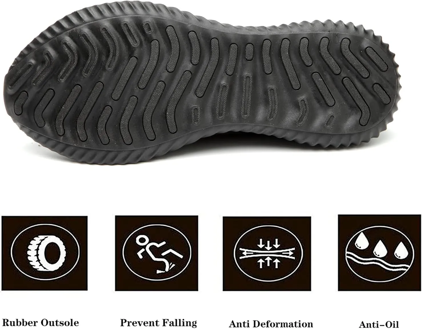 Drecage Steel Toe Safety Shoes for Women Men Work Shoes Industrial & Construction Sneakers Puncture Proof Lightweight Working Shoes