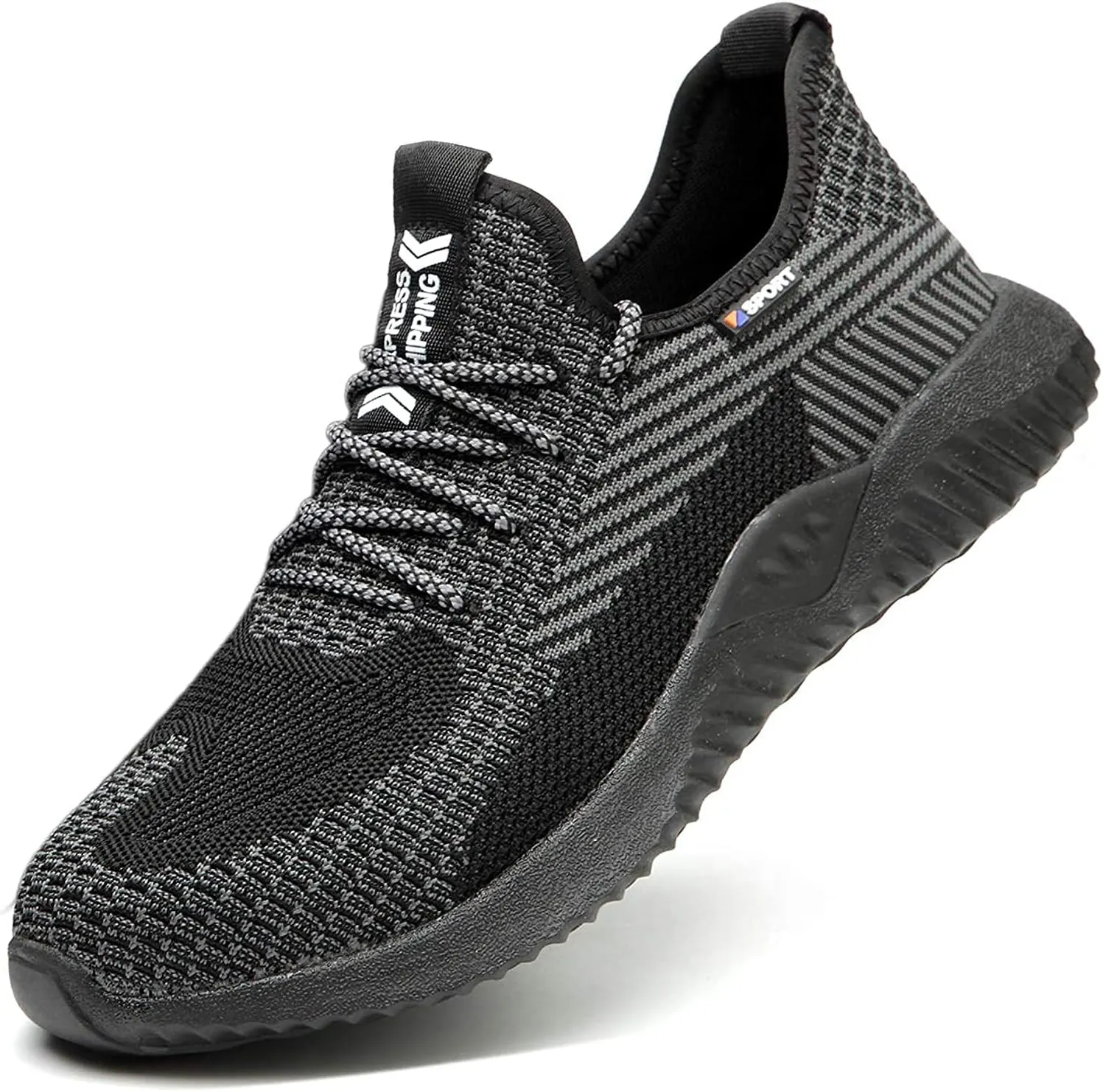 Drecage Steel Toe Safety Shoes for Women Men Work Shoes Industrial & Construction Sneakers Puncture Proof Lightweight Working Shoes