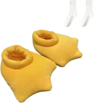 Duck Slippers, Cute Animal Feet Slippers Indoor House Plush Slippers, Duck Slippers Winter Feet Slippers Fluffy