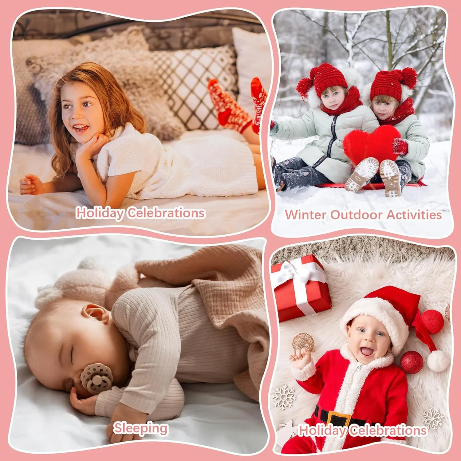Durio Kids Fuzzy Socks for Girls Toddler Slipper Socks for Kids Warm Winter Cozy Socks 5 Pack