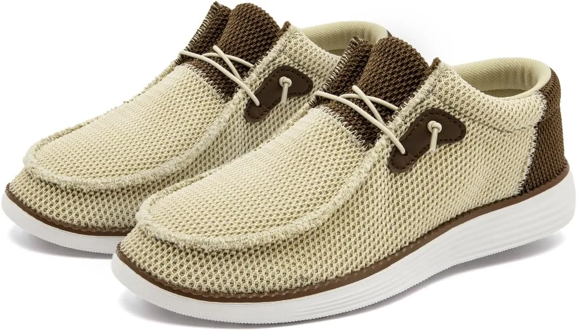 EGMPDA Mens Slip on Loafers Boat Shoes Non Slip Walking Sports Shoes Driving Shoes Casual Office Shoes Gym Lightweight Comfortable Shoes