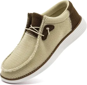 EGMPDA Mens Slip on Loafers Boat Shoes Non Slip Walking Sports Shoes Driving Shoes Casual Office Shoes Gym Lightweight Comfortable Shoes