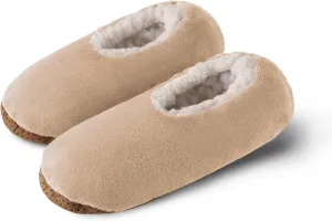 ELFJOY Mens Slipper Socks with Grippers Fuzzy House Slippers for Men Indoor Winter Warm Fleece Lined Sock Slippers
