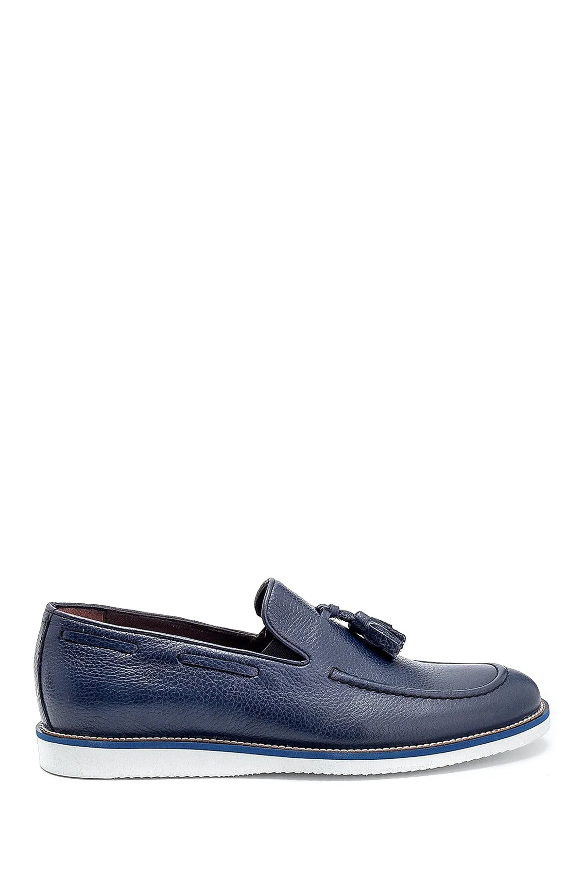 Erkek Deri Püskül Detaylı Loafer