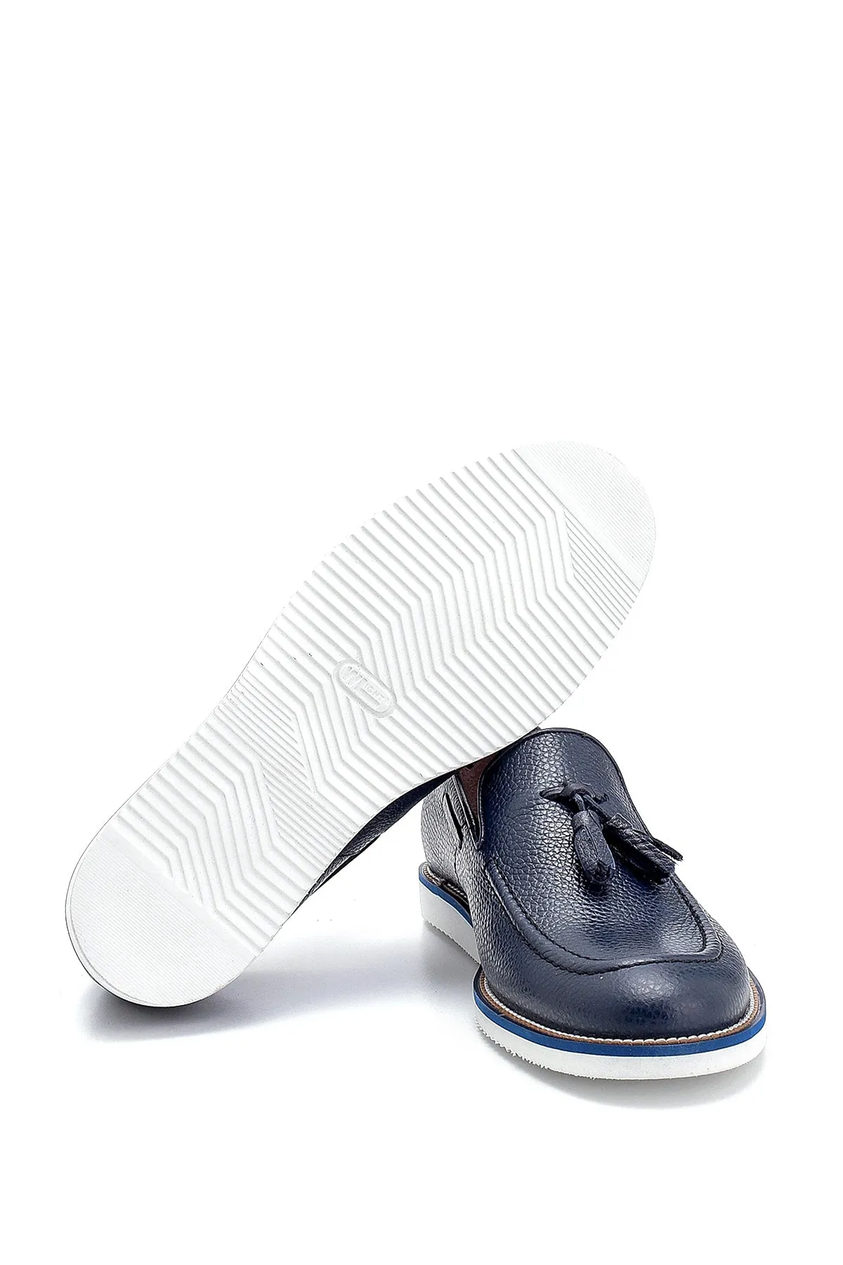 Erkek Deri Püskül Detaylı Loafer